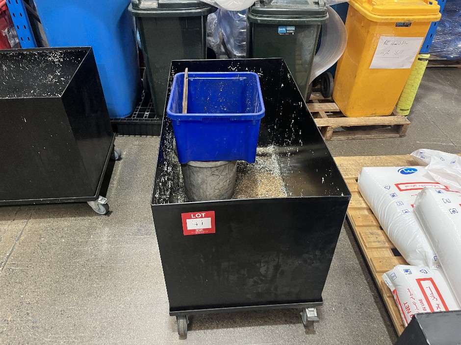 <p>Swarf Bins</p>