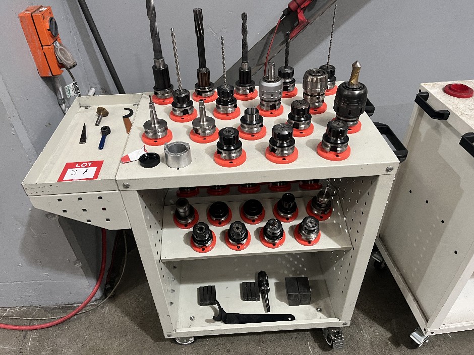 <p>6x Tool Holder Trolleys with Assorted BT40 Tool Holders</p>