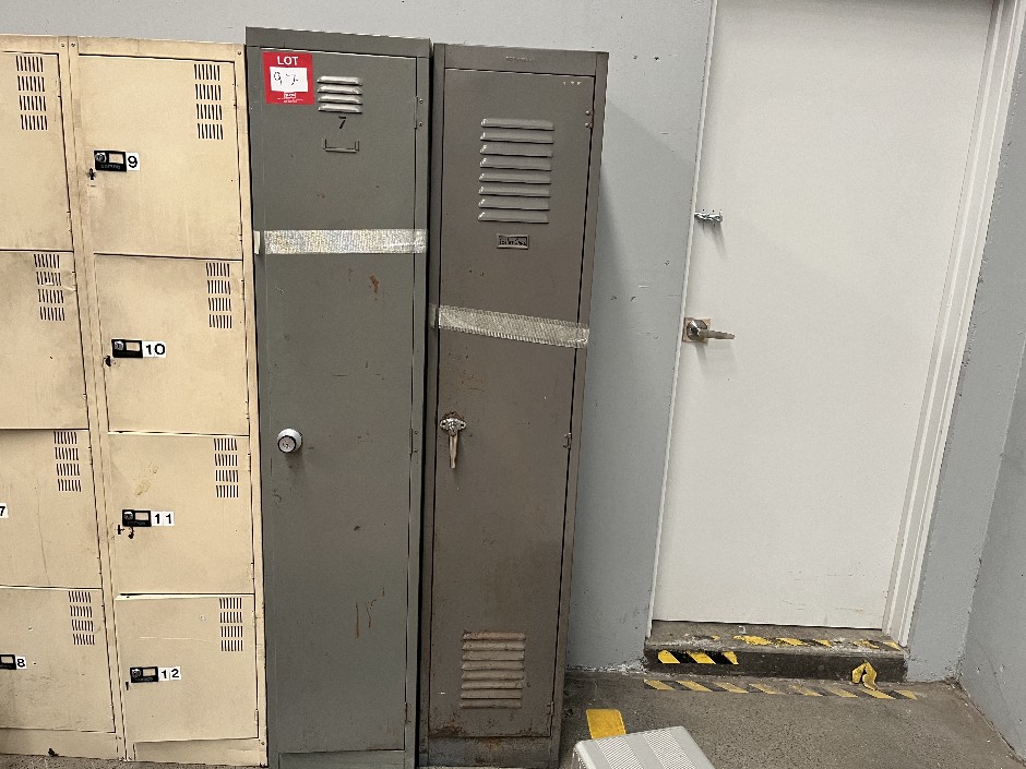 2x Upright Storage Lockers