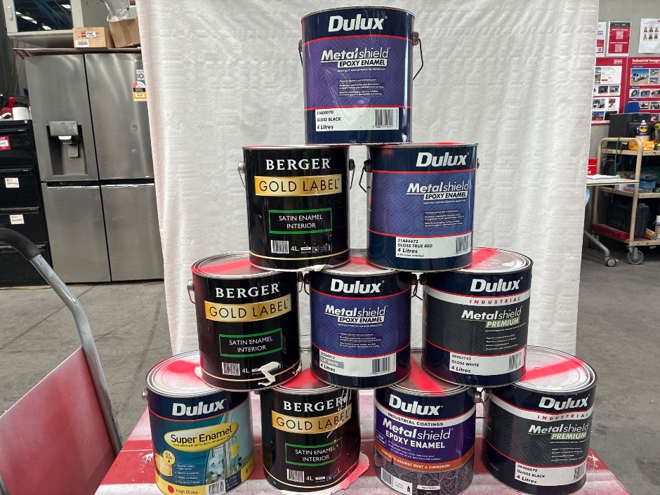 36 x Assorted 4ltr Professional Paint Tins