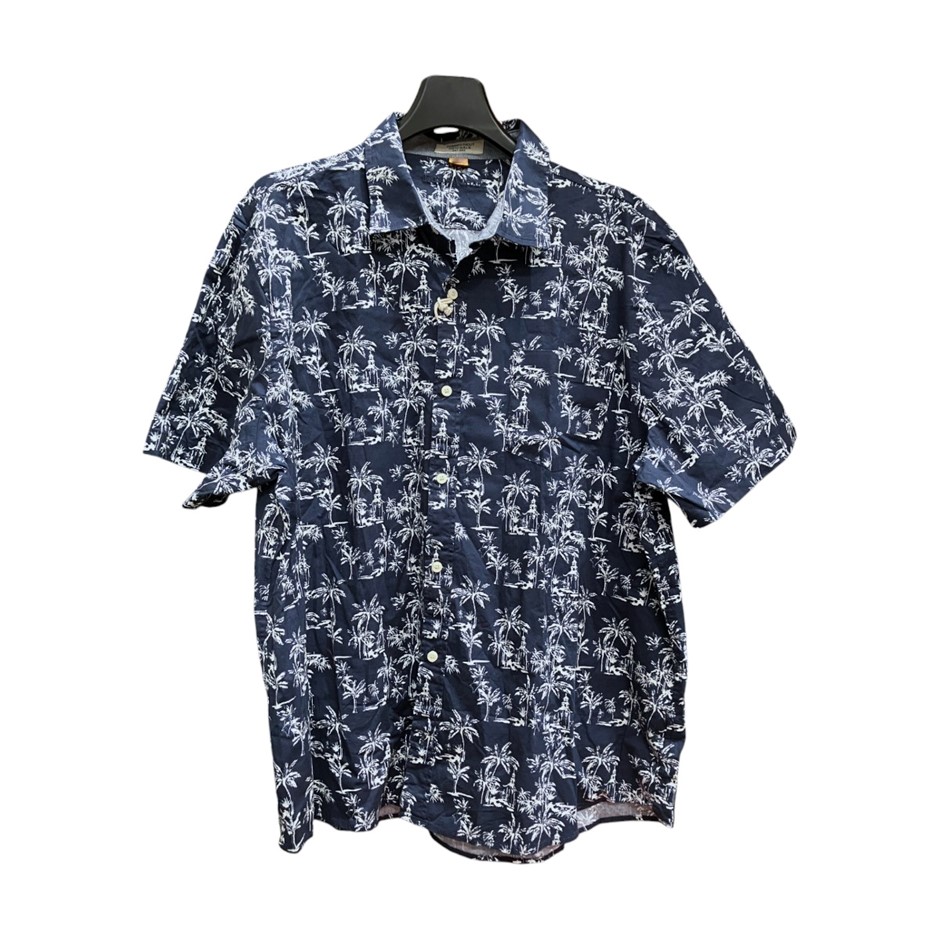 TAILOR VINTAGE Men's Shirt, Size L, 98% Cotton, Navy Blazer.