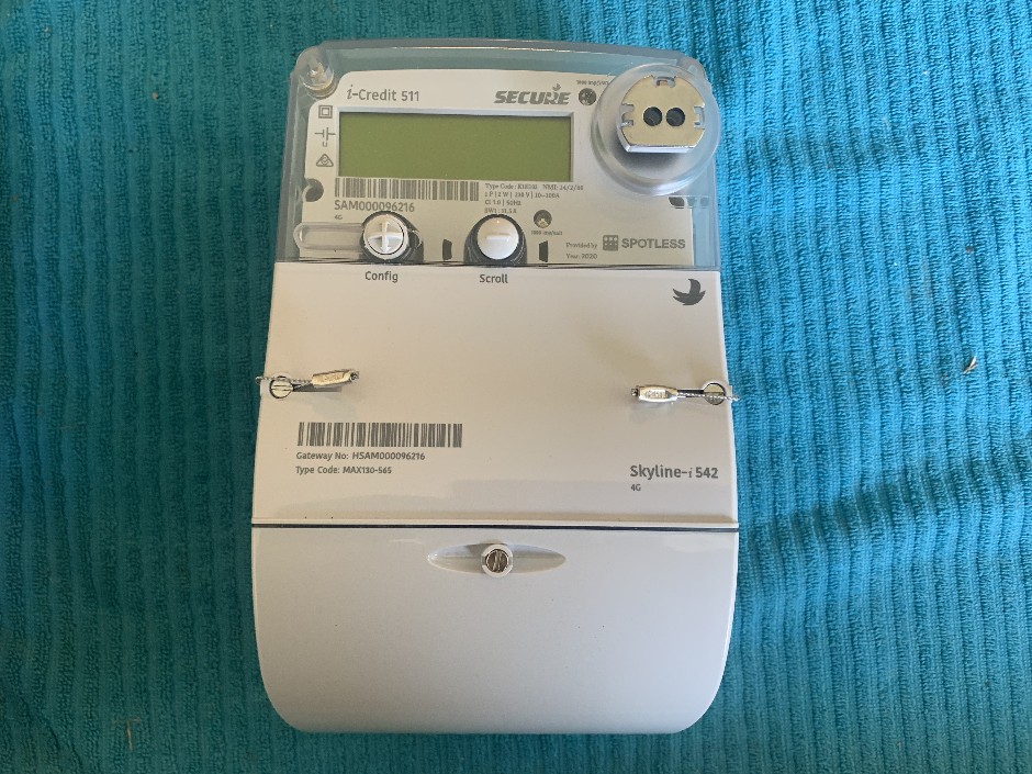 1 x Secure I-credit 511 Single Phase Meter (Unused)