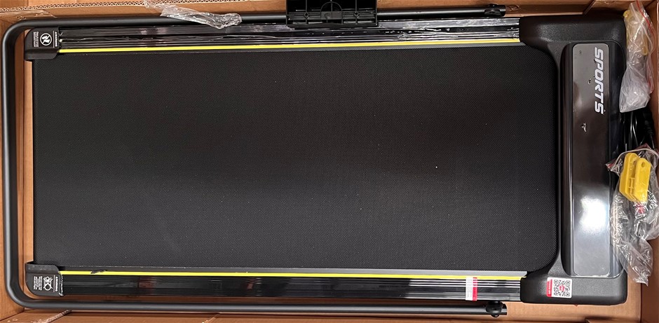 SPORTS Motorised Treadmill. NB: Sold as shown in image & Untested.