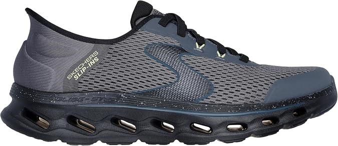 SKECHERS Men's Gowalk Glide-Step 2.0 Zander Sandal, US14/EU48, Charcoal. NB