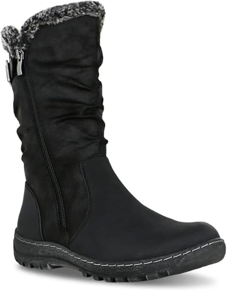 BELLISSIMO Women's Noon Boot, Size US8, Black, G01610. Buyers Note - Disco