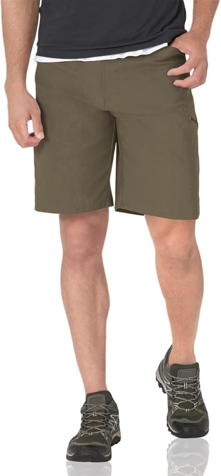 WRANGLER Men's Performance Comfort Flex Waist Cargo Short, Size 40, Morel,