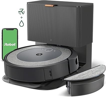 IROBOT Roomba Combo i5+ Self-Emptying Robot Vacuum & Mop – Clean by Room wi