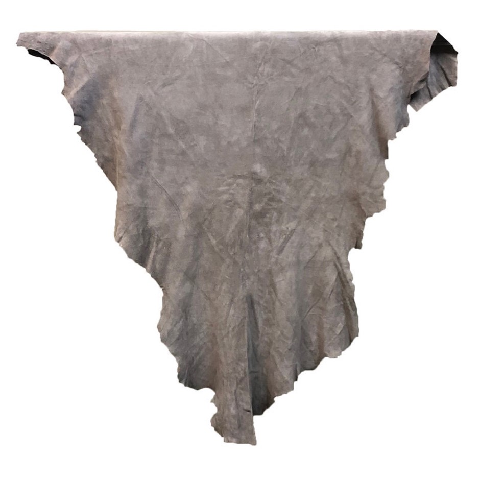5sqft Super Soft Genuine Stone Colour Suede Lambskin Hide
