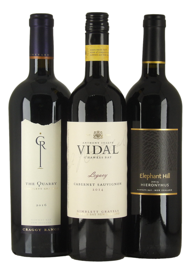 Mixed Cabernet Wine Pack (3x 750mL), NZ.