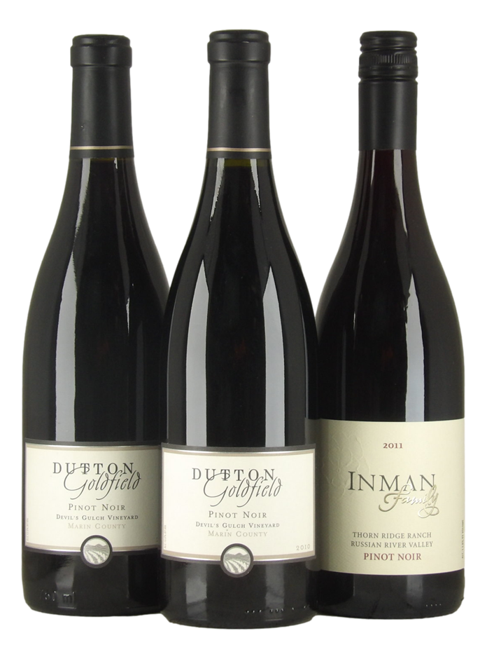 Mixed Pinot Noir Wine Pack (3x 750mL), California.