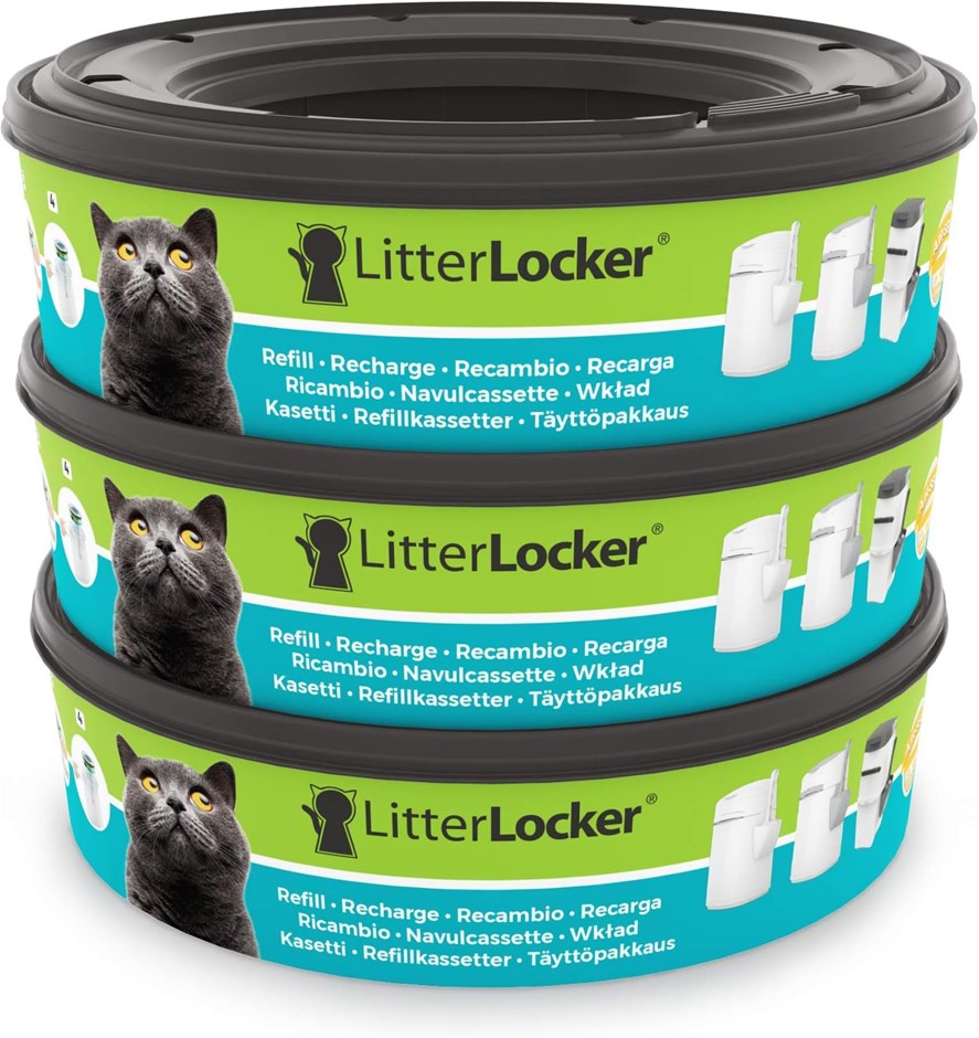 3pk x LitterLocker Refill Cassettes, 3 Count Buyers Note - Discount Freigh