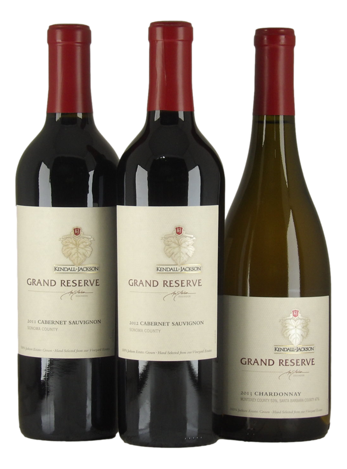 Mixed Kendall Jackson Wine Pack (3x 750mL), USA.