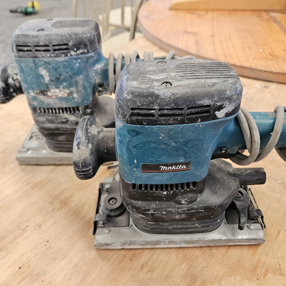 <p>Makita Orbital Sander x 2</p>