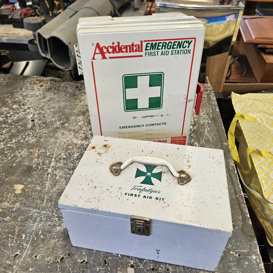1 x First Aid Plastic Cupboard