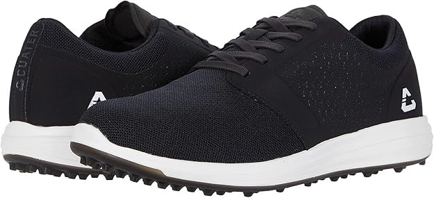 TRAVISMATHEW Cuater The Moneymaker Spikeless Black Mens Golf Shoes US9/UK8