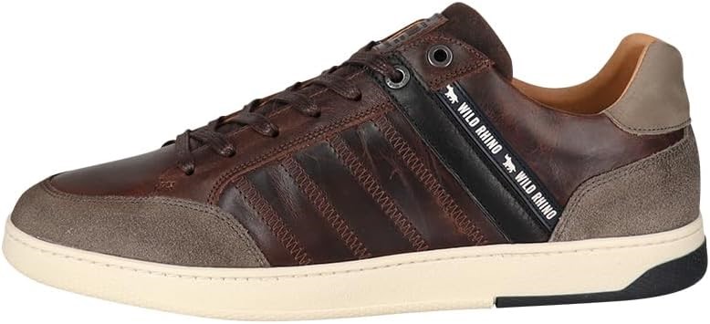 WILD RHINO Men's Crisp Casual Shoe, EU46, Dark Brown. RRP: $229.95. NB: no
