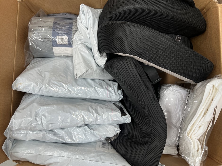 Assorted Bedding/Linen Products. NB: Photo as is. Some Not in Original Pack