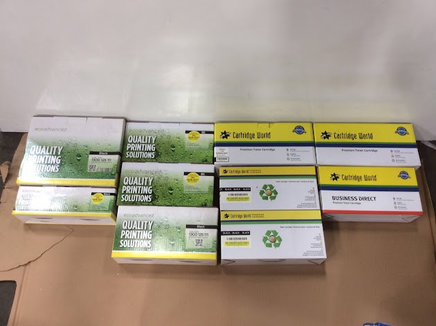 Cartridge World & EcoAdvanced Mixed Toner Cartridges New Lot 10