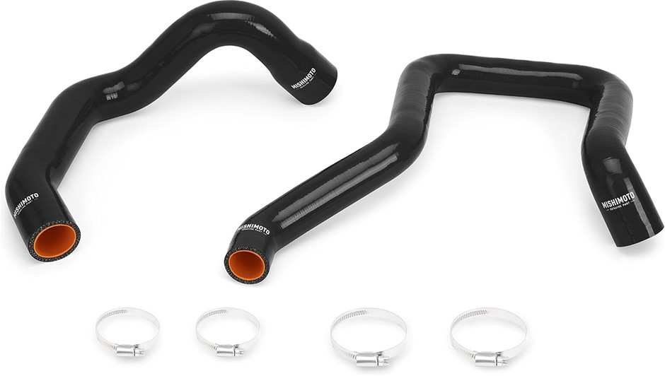 MISHIMOTO MMHOSE-XJ6-91BK Silicone Radiator Hose Kit Compatible With Jeep C