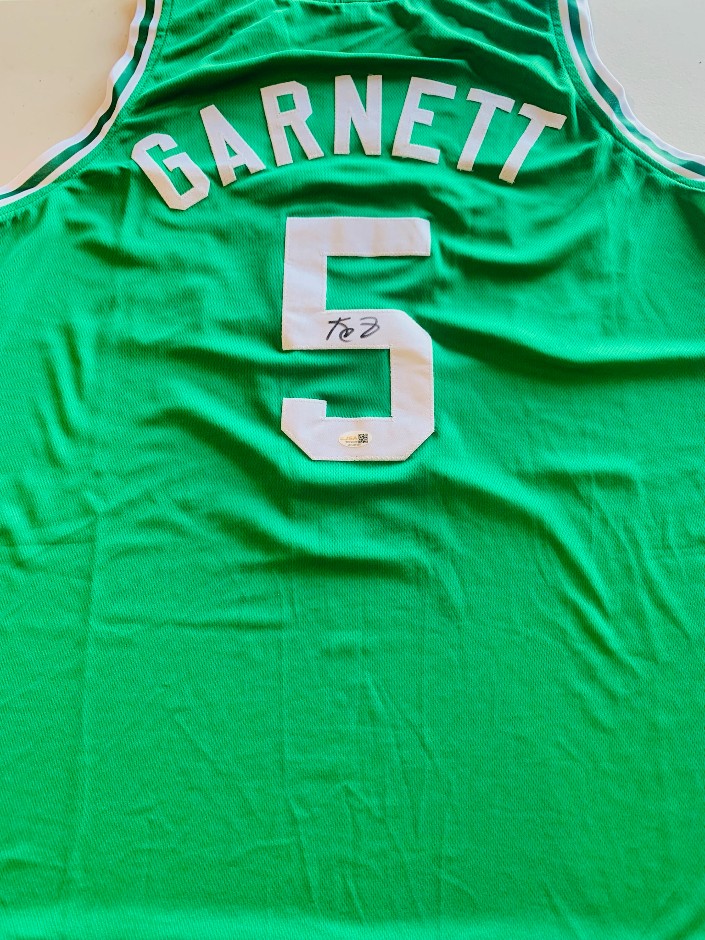Kevin Garnett signed Jersey - Boston Celtics - JSA authentication