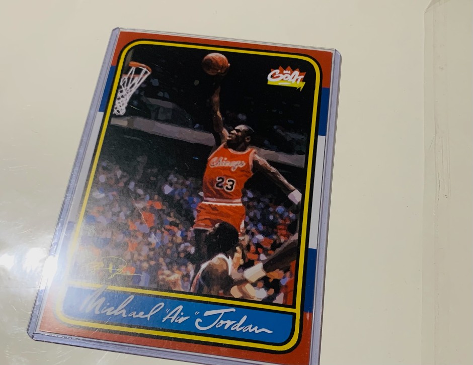 Signed “Michael Jordan” 2026 LE 5x7 Original Custom Trading Card Art