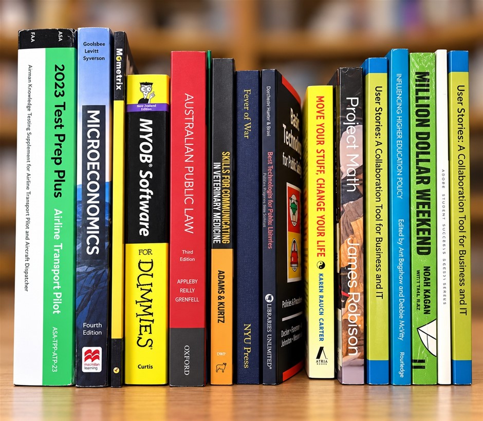 ASSORTED BOOK BUNDLE: Business, Economics, Law, Aviation, Technology, Educa