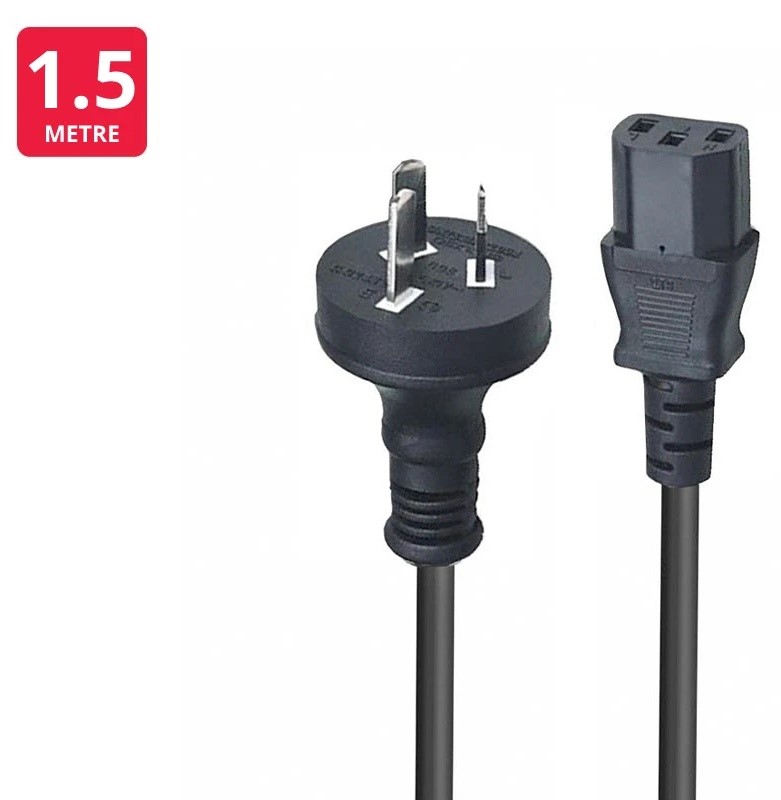 3 x Kogan IEC C13 Power Cable (1.5m), Black