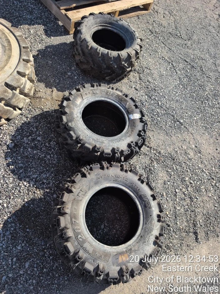 <p>4 x ATV TYRES (Site ID: 254)</p>