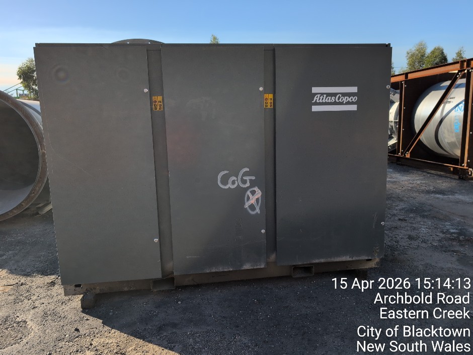 <p>Atlas-Copco GA110 Air Compressor (Site ID: 148)</p>