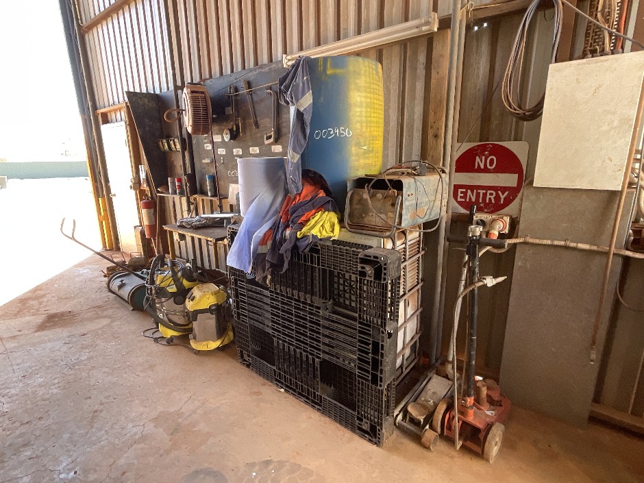 Section of Assorted Vacuums. Tools. Sweepers and Generator