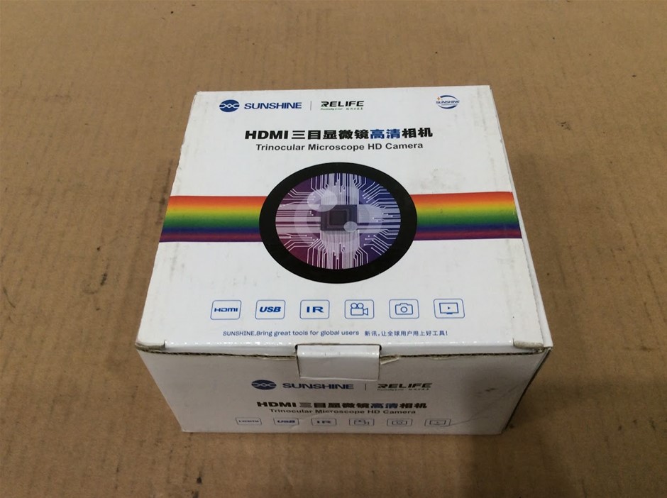 Sunshine Relife M-13 Trinocular Microscope HD Camera - New Unboxing