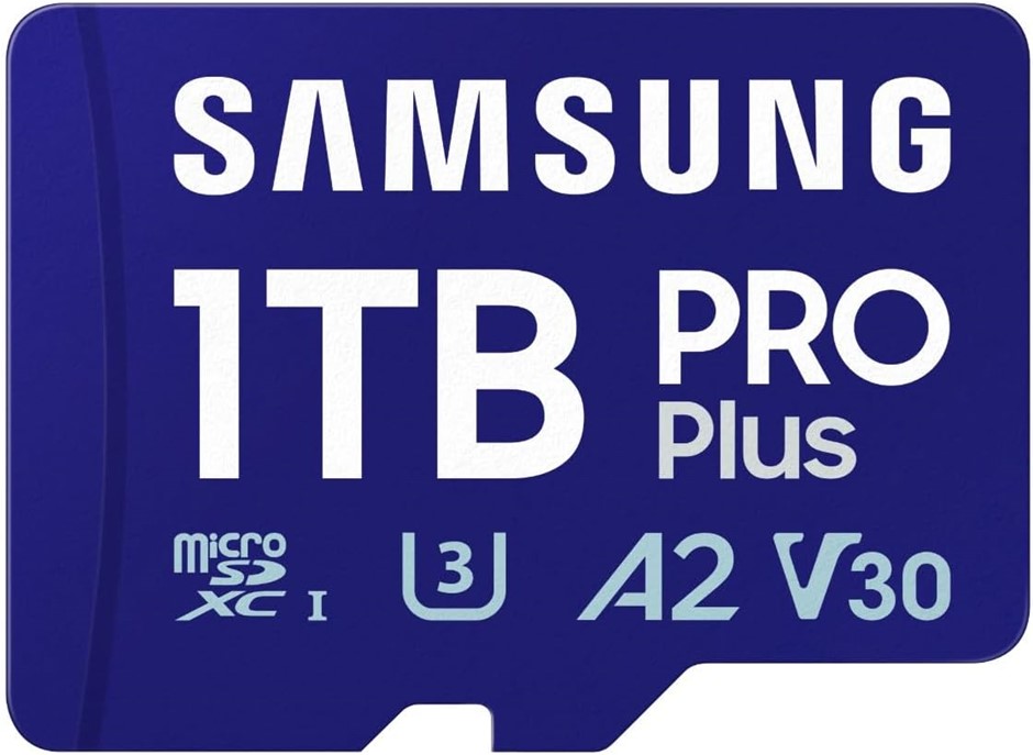 Samsung 1TB PRO Plus Micro SD Memory Card /w Adapter, UHS-1 SDR104, Class 1