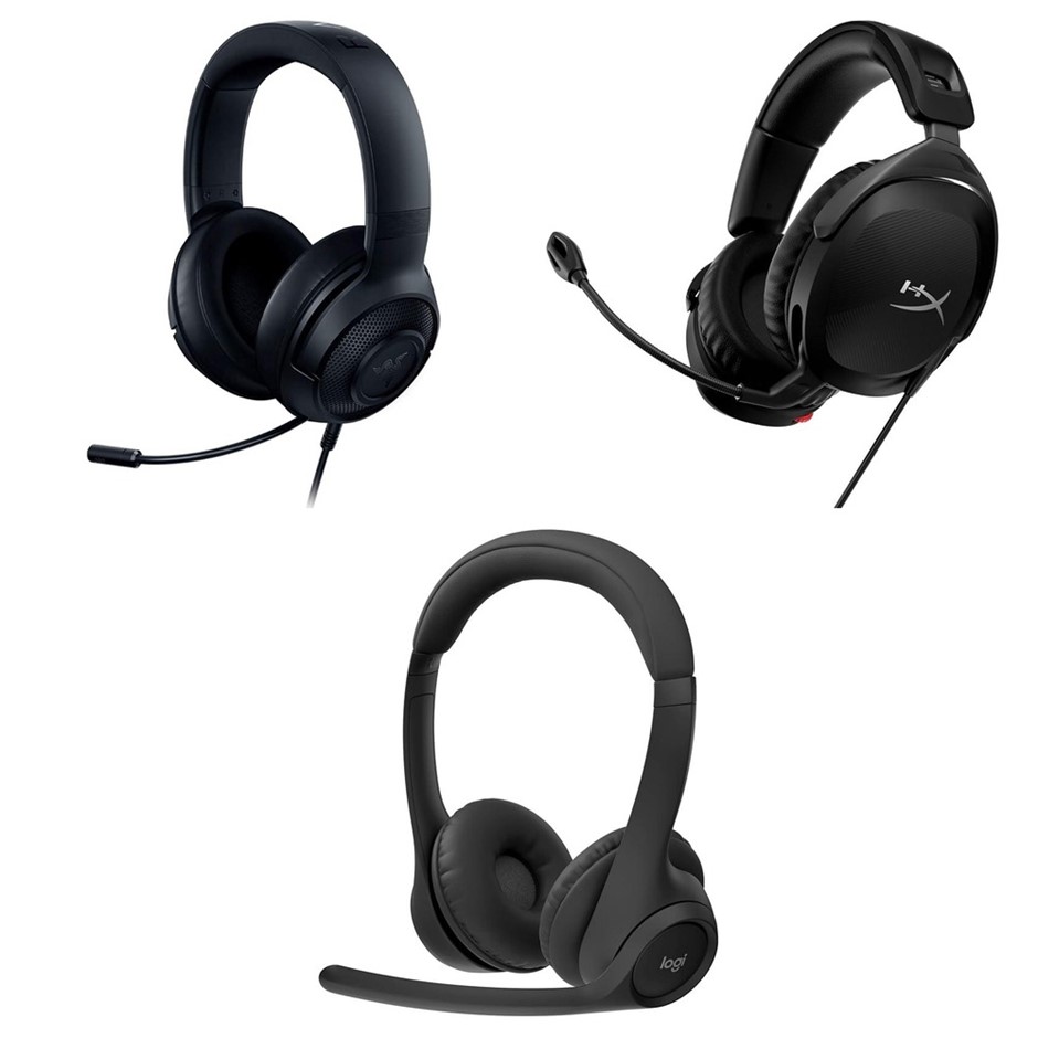 3 x Gaming Headsets. RRP -$250. 1 x RAZER Kraken X Lite Ultralight Gaming H