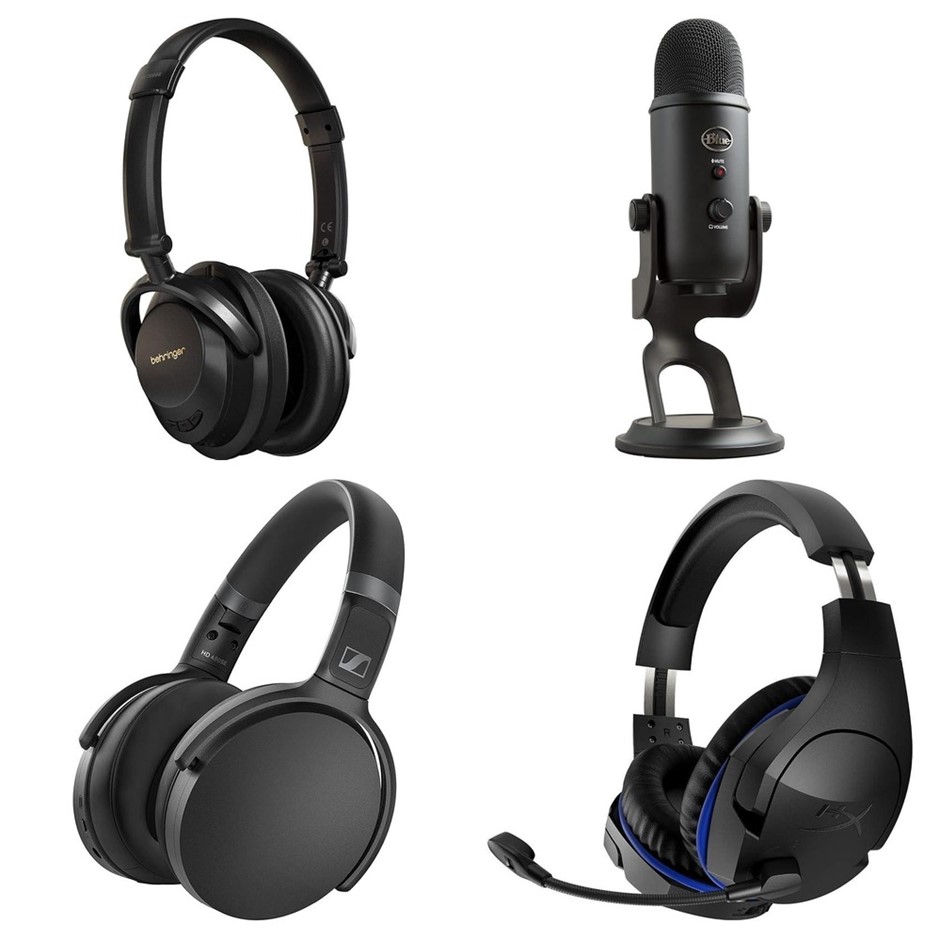 5 x Gaming Accessories. RRP -$750. 2 x BEHRINGER HC 2000B Studio Wireless H