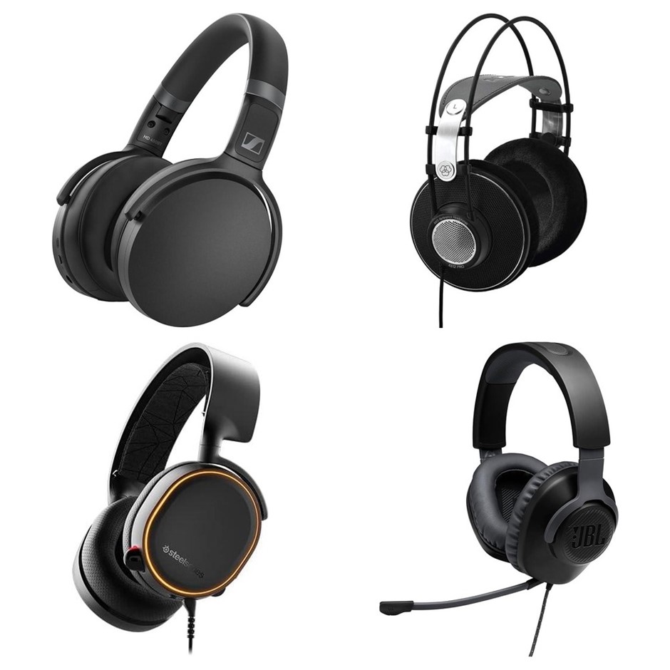 4 x Gaming Headsets. RRP -$800. 1 x SENNHEISER HD 450BT ANC Wireless Headph