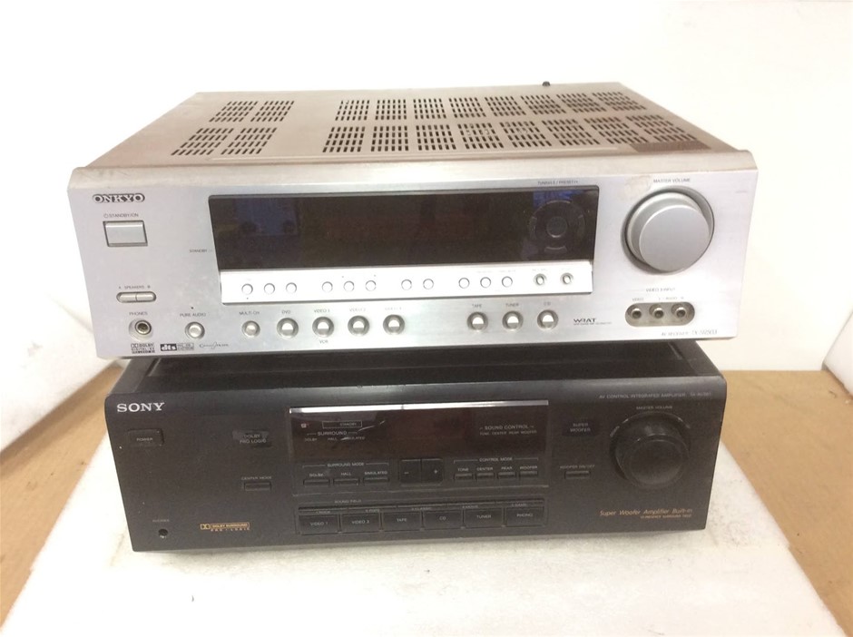 Onkyo TX-SR503 AV Receiver & Sony TA-AV561 Integrated Amplifier