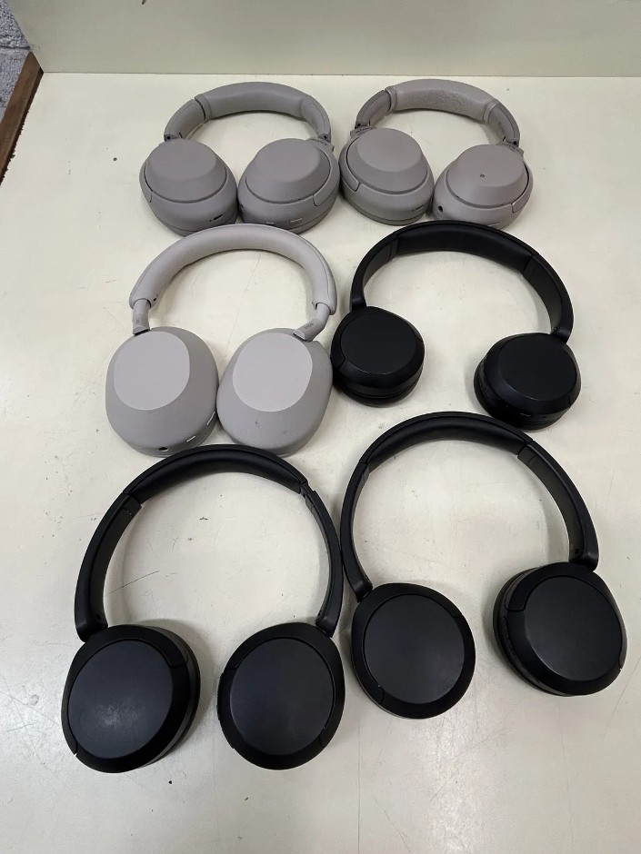 6 x Assorted SONY Wireless Headphones
