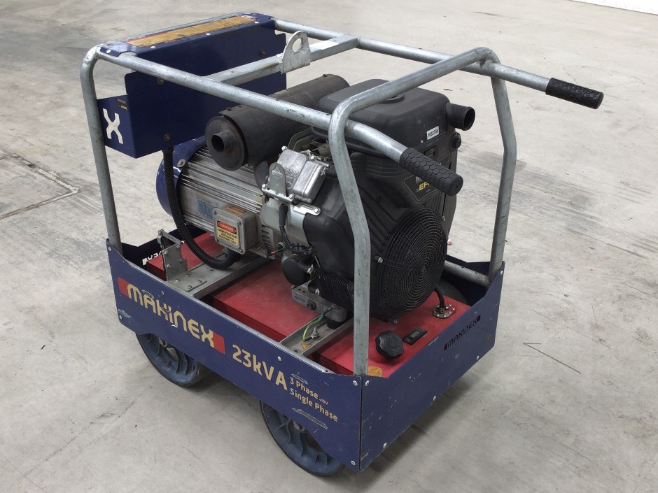 Makinex Generator- 23KVA on Wheeled Frame