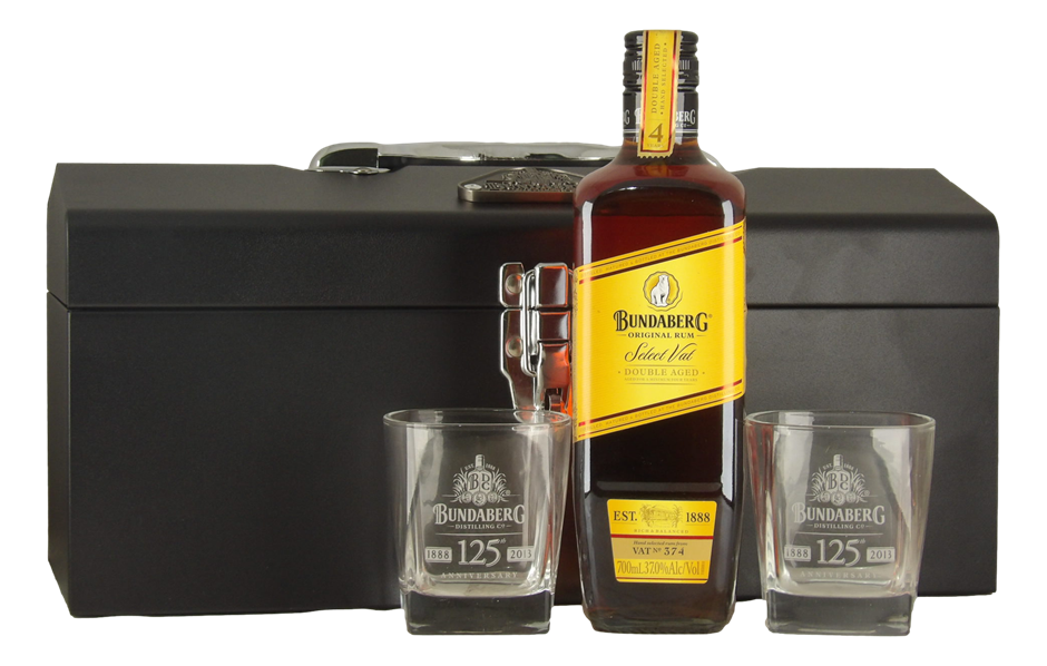Bundaberg 125th Anniversary Select Vat 374 Toolbox Set B 2013 (1x 700mL)