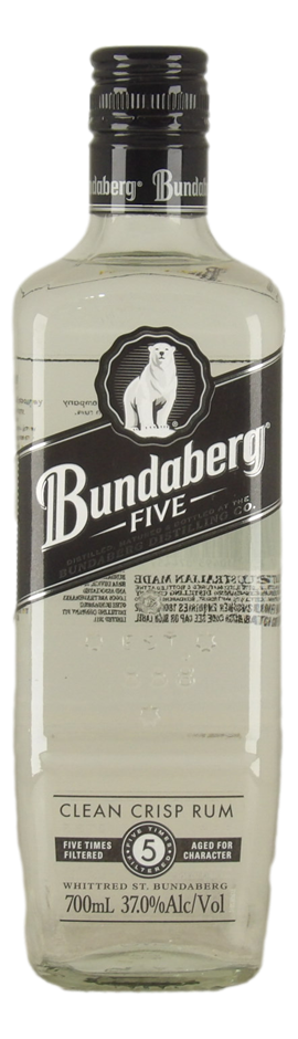 Bundaberg 5 Clean Crisp Rum (1x 700mL), QLD.