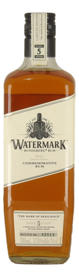 Bundaberg Rum Watermark Rum 2011 (1x 700mL), QLD.