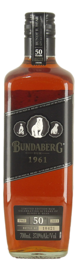 Bundaberg Rum 1961 Rum (1x 700mL), QLD.