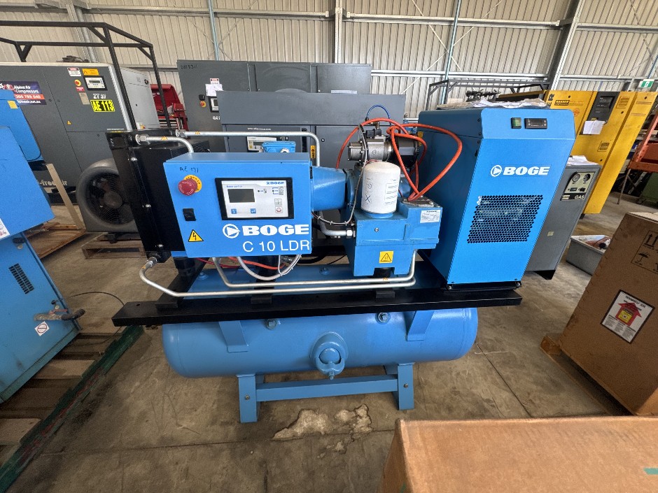 Boge C10 LDR Compressor/Dryer/Receiver Tank Auction (0007-23502519 ...