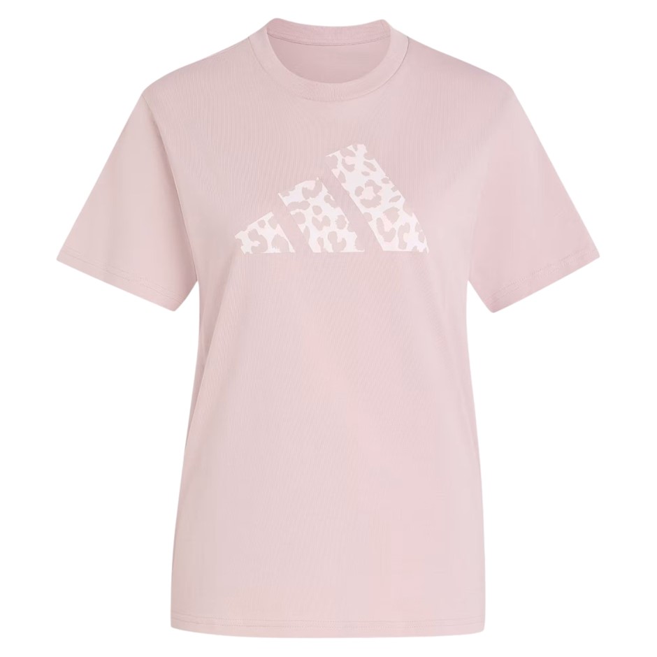 ADIDAS Animal Graphic Tee, Size AU L, 100% Cotton, Dual Lilac (Pink), KT267