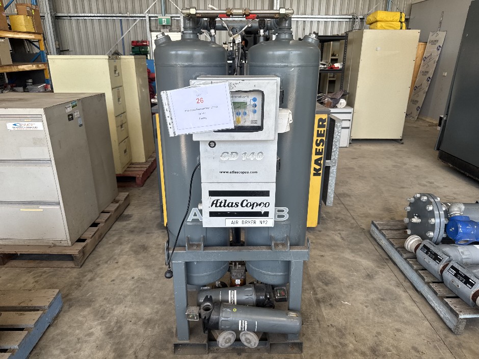 Atlas Copco CD 140 (297cfm) Desiccant Dryer