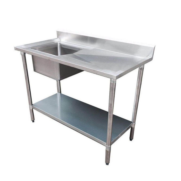 Single Sink Bench Left Handed