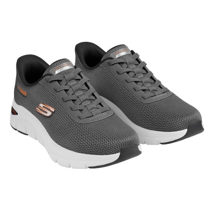 SKECHERS Men's Arch Comfy 2.0 Shoes, Size US12, Grey (CCOR), 66752CS.  Buye