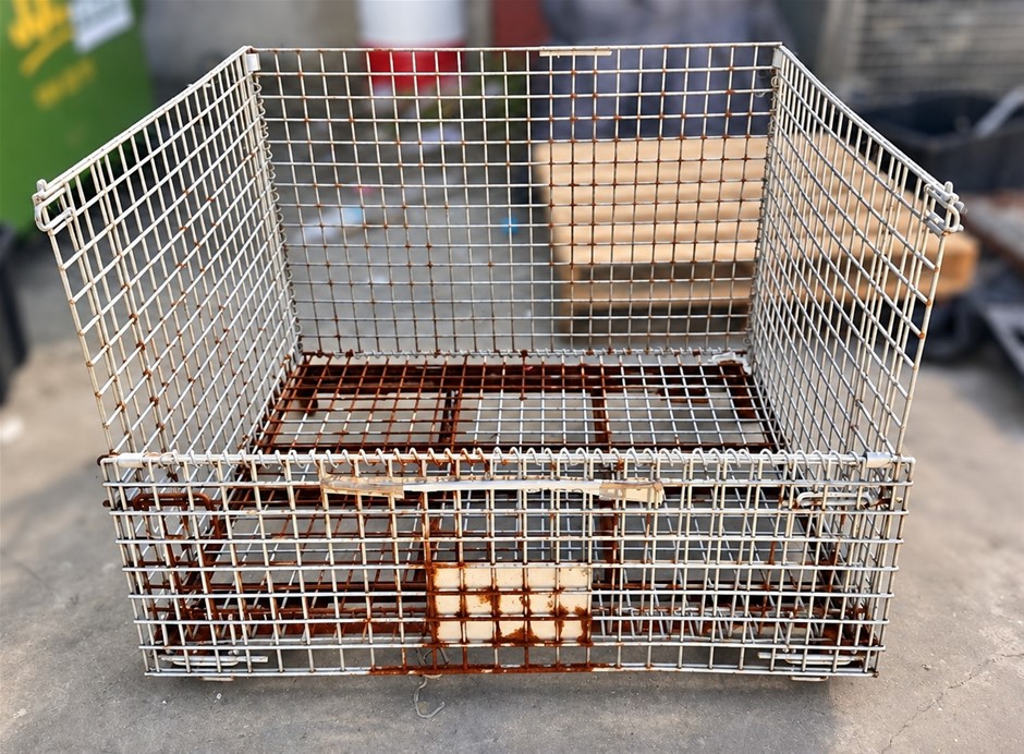 Steel Wire Mesh Pallet Cage / Stillage – 1000 x 800 x 850mm