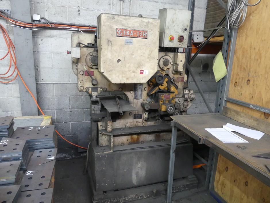 GEKA CEP/13-H Iron Worker/Punch And Shear