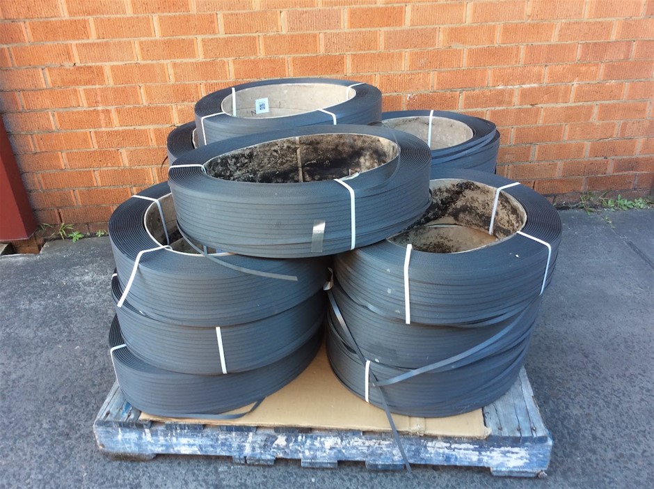 Industrial Plastic Strapping / Packaging Strap Coils (Lot of 14)